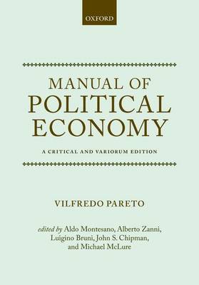 Book cover for Manual of Political Economy: A Critical and Variorum Edition