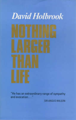 Book cover for Nothing Larger Than Life