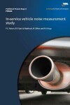 Book cover for In-service vehicle noise measurement study