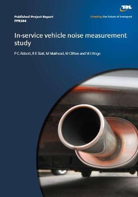 Book cover for In-service vehicle noise measurement study