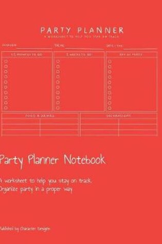 Cover of Party Planner Notebook