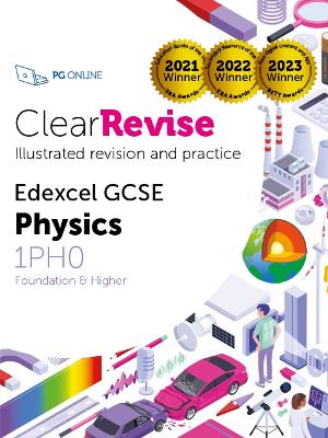 Book cover for ClearRevise Edexcel GCSE Physics 1PH0