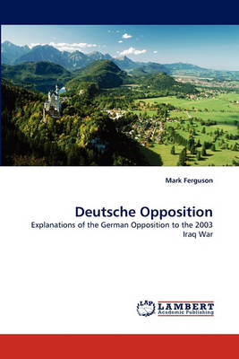 Book cover for Deutsche Opposition