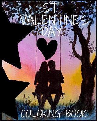 Book cover for St. Valentine's Day coloring book