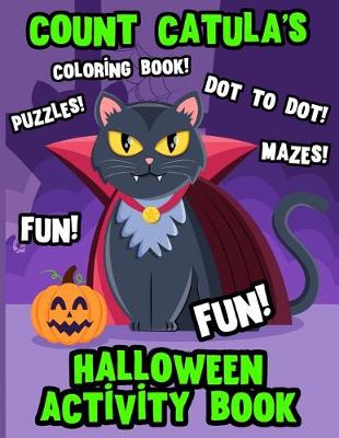 Book cover for Halloween Activity And Coloring Book