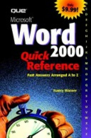 Cover of Microsoft Word 2000 Quick Reference