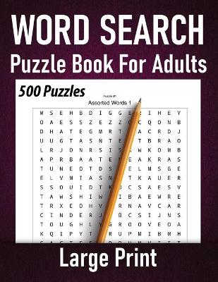 Book cover for Word Search Puzzle Book For Adults Large Print