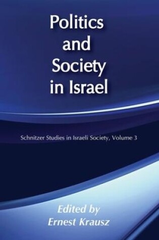 Cover of Politics and Society in Israel