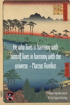 Book cover for "He who lives in harmony with himself lives in harmony with the universe." - Marcus Aurelius
