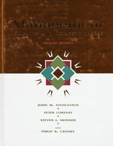 Book cover for Management: Quality and Competitiveness