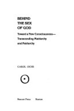 Cover of Behind the Sex of God