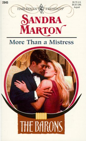 Cover of More Than a Mistress