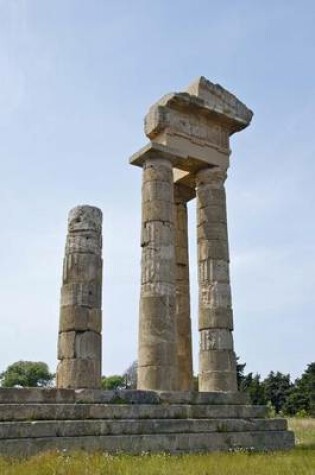 Cover of Website Password Organizer Temple of Apollo in Rhodes, Greece