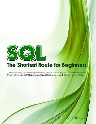 Book cover for SQL - The Shortest Route For Beginners (B/W Edition)