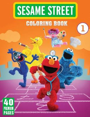 Book cover for Sesame Street Coloring Book Vol1