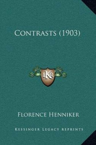 Cover of Contrasts (1903)