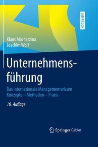 Cover of Unternehmensführung