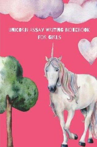 Cover of Unicorn Assay Writing Notebook For Girls