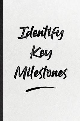 Book cover for Identify Key Milestones