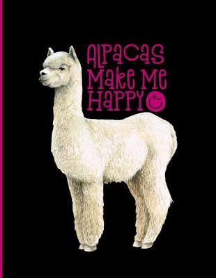 Book cover for Alpacas Make Me Happy