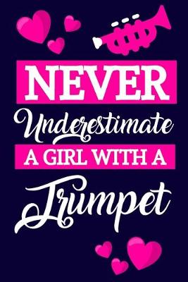 Book cover for Never Underestimate A Girl With A Trumpet