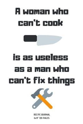 Book cover for A woman who can't cook is as useless