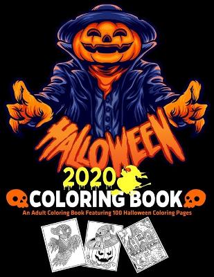 Book cover for Halloween 2020 Coloring Book