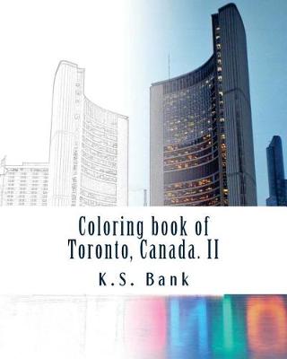 Book cover for Coloring book of Toronto, Canada. II