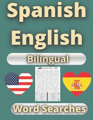 Book cover for 100 Spanish and English Word Searches