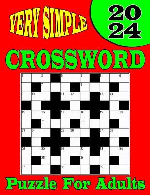 Cover of Very Simple 2024 Crossword Puzzle for Adults