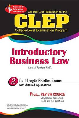 Book cover for The CLEP Introductory Business Law