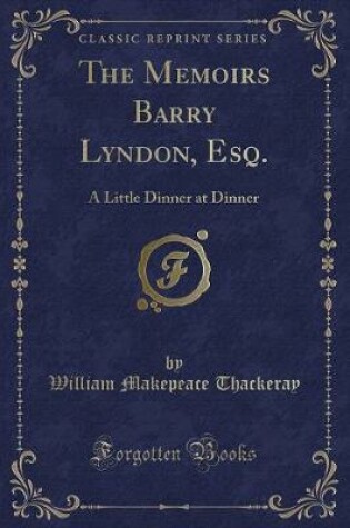 Cover of The Memoirs Barry Lyndon, Esq.