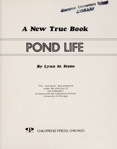 Book cover for Pond Life