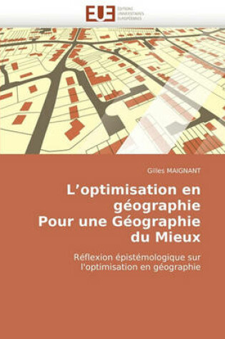 Cover of L Optimisation En G ographie Pour Une G ographie Du Mieux