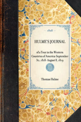 Cover of Hulme's Journal
