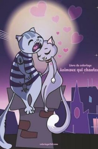 Cover of Livre de coloriage Animaux qui chantent 1