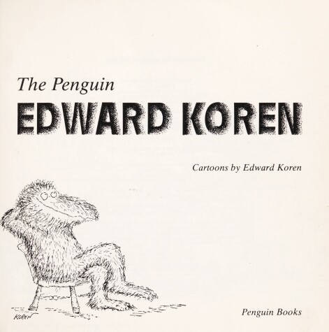 Book cover for The Penguin Edward Koren