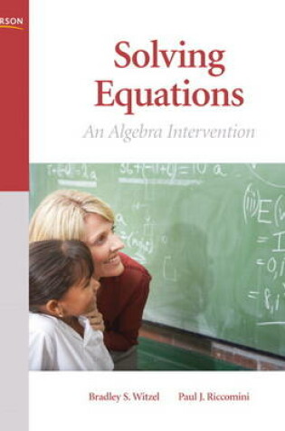 Cover of Solving Equations