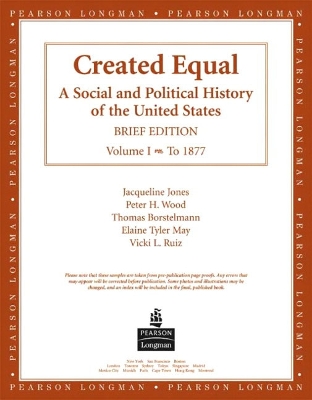 Book cover for Created Equal, Brief Edition, Preliminary Edition, Volume II