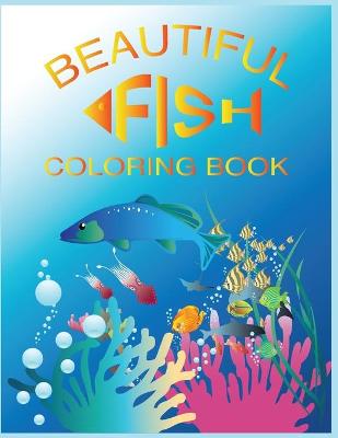 Book cover for Beautiful Fish Coloring Book