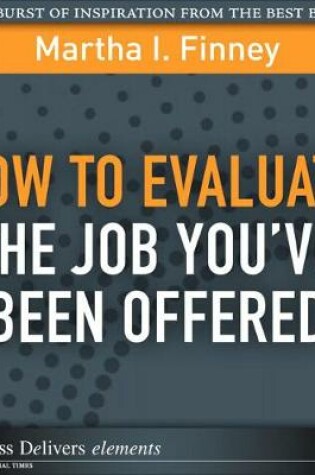Cover of How to Evaluate the Job You've Been Offered