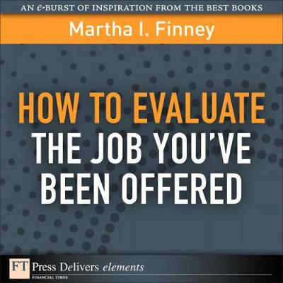 Book cover for How to Evaluate the Job You've Been Offered