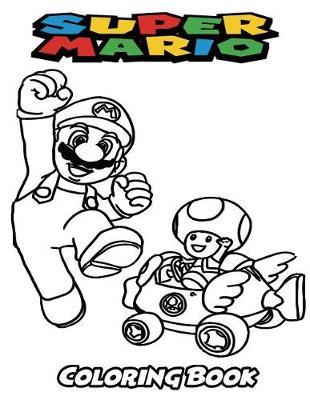 Book cover for Super Mario Coloring Book