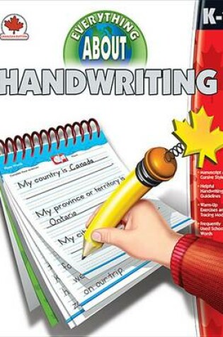 Cover of Everything about Handwriting, Grades K - 1