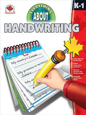 Book cover for Everything about Handwriting, Grades K - 1