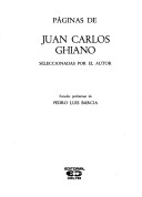 Book cover for Paginas de Juan C. Ghiano