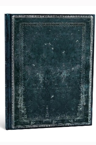 Cover of Midnight Steel Ultra Lined Hardcover Journal (Elastic Band Closure)