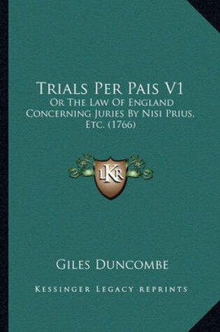 Cover of Trials Per Pais V1