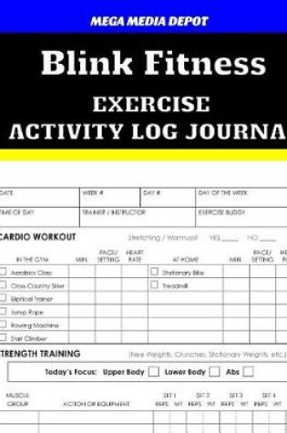 Cover of Blink Fitness Activity Log Journal