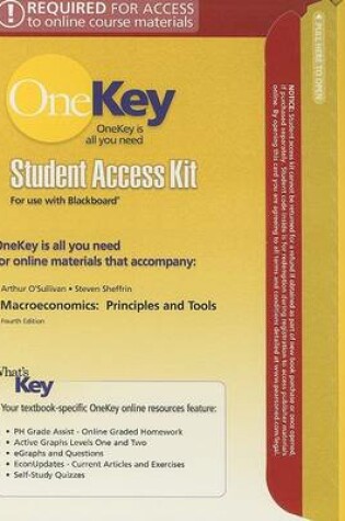 Cover of OneKey Blackboard, Student Access Kit, Macroeconomics